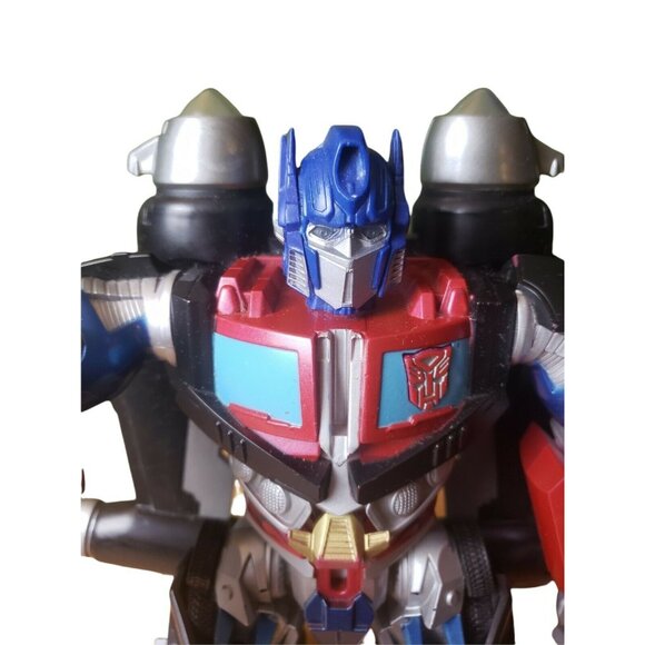 Transformers Hasbro Mega Power Bots Optimus Prime Kids Toy Talks Lights Up 2008 - Picture 4 of 9